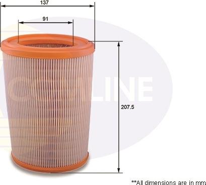 Comline EAF051 - Gaisa filtrs autodraugiem.lv