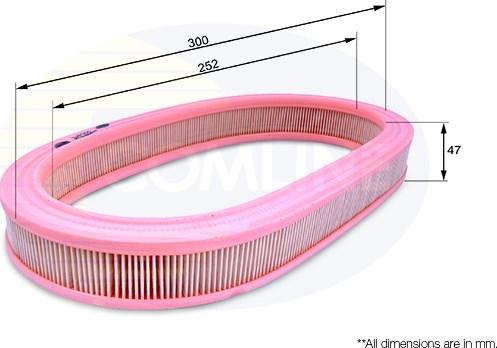 Comline EAF004 - Gaisa filtrs autodraugiem.lv