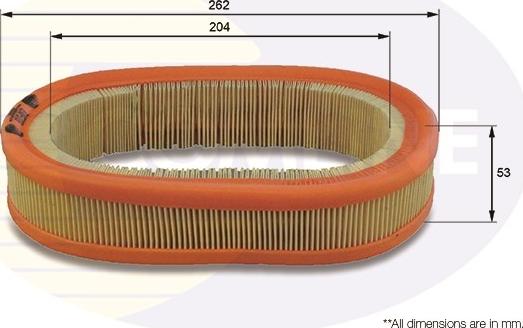 Comline EAF018 - Gaisa filtrs autodraugiem.lv