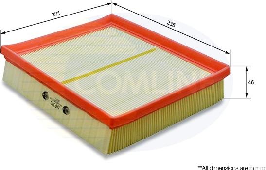 Comline EAF370 - Gaisa filtrs autodraugiem.lv