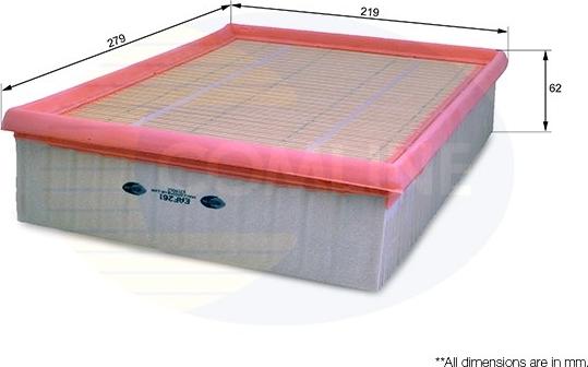 Comline EAF261 - Gaisa filtrs autodraugiem.lv