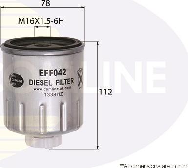 Comline EFF042 - Degvielas filtrs autodraugiem.lv