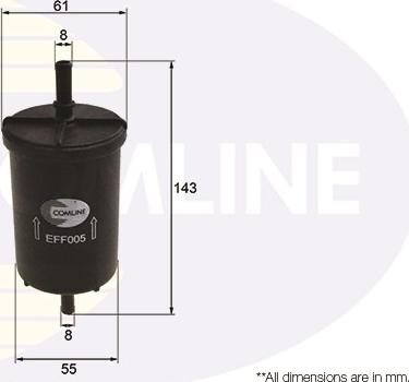 Comline EFF005 - Degvielas filtrs autodraugiem.lv