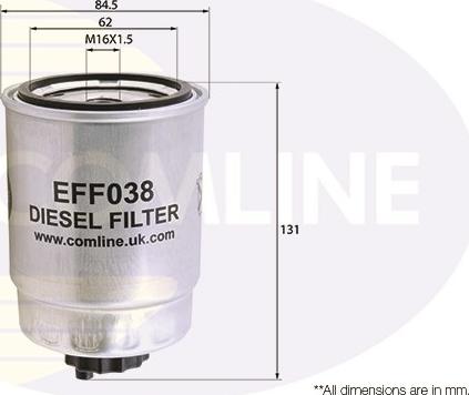 Comline EFF038 - Degvielas filtrs autodraugiem.lv