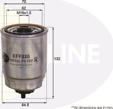 Comline EFF020 - Degvielas filtrs autodraugiem.lv
