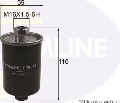 Comline EFF023 - Degvielas filtrs autodraugiem.lv