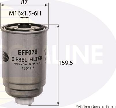 Comline EFF079 - Degvielas filtrs autodraugiem.lv