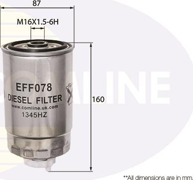 Comline EFF078 - Degvielas filtrs autodraugiem.lv