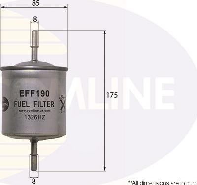 Comline EFF190 - Degvielas filtrs autodraugiem.lv