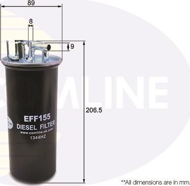 Comline EFF155 - Degvielas filtrs autodraugiem.lv