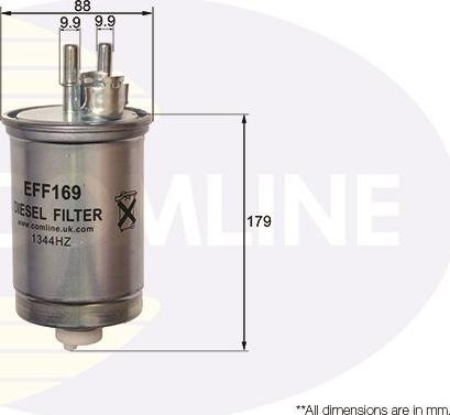 Comline EFF169 - Degvielas filtrs autodraugiem.lv
