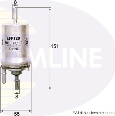 Comline EFF129 - Degvielas filtrs autodraugiem.lv