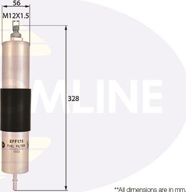 Comline EFF175 - Degvielas filtrs autodraugiem.lv