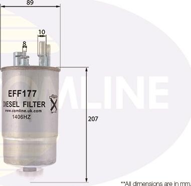 Comline EFF177 - Degvielas filtrs autodraugiem.lv