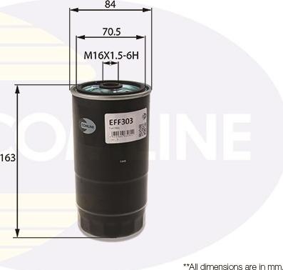 Comline EFF303 - Degvielas filtrs autodraugiem.lv