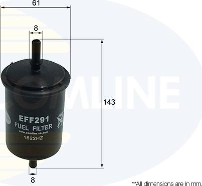 Comline EFF291 - Degvielas filtrs autodraugiem.lv
