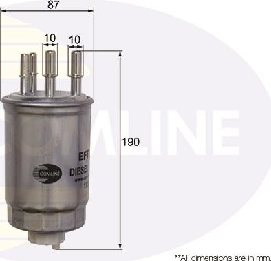 Comline EFF257 - Degvielas filtrs autodraugiem.lv