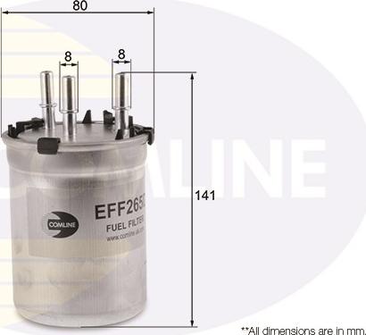 Comline EFF265D - Degvielas filtrs autodraugiem.lv