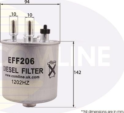 Comline EFF206 - Degvielas filtrs autodraugiem.lv