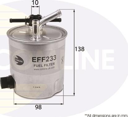 Comline EFF233 - Degvielas filtrs autodraugiem.lv