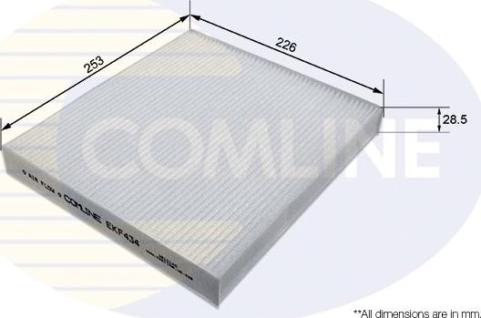 Comline EKF434 - Filtrs, Salona telpas gaiss autodraugiem.lv