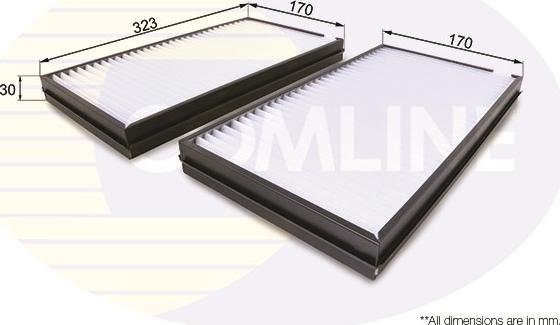 Comline EKF158 - Filtrs, Salona telpas gaiss autodraugiem.lv