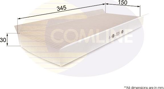 Comline EKF114 - Filtrs, Salona telpas gaiss autodraugiem.lv