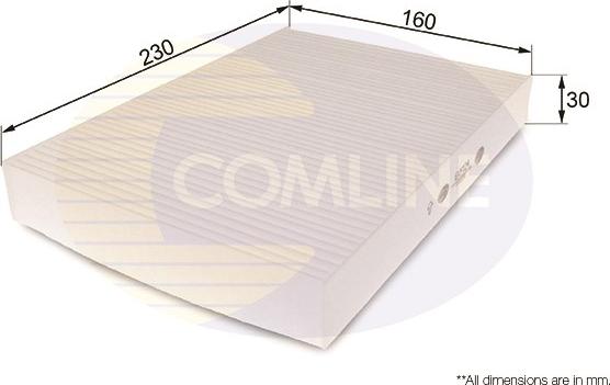 Comline EKF124 - Filtrs, Salona telpas gaiss autodraugiem.lv