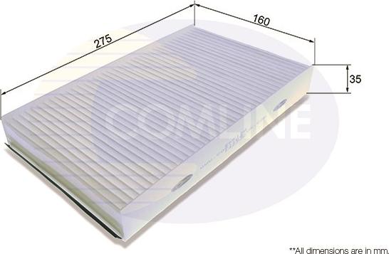 Comline EKF128 - Filtrs, Salona telpas gaiss autodraugiem.lv