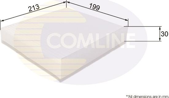 Comline EKF173 - Filtrs, Salona telpas gaiss autodraugiem.lv