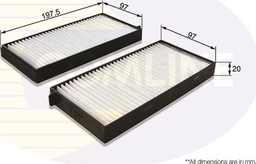 Comline EKF396-2 - Filtrs, Salona telpas gaiss autodraugiem.lv