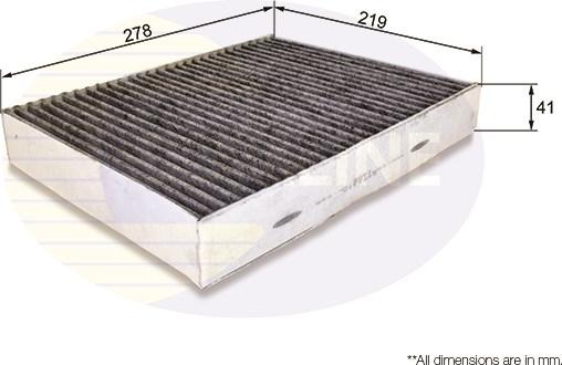 Comline EKF341A - Filtrs, Salona telpas gaiss autodraugiem.lv