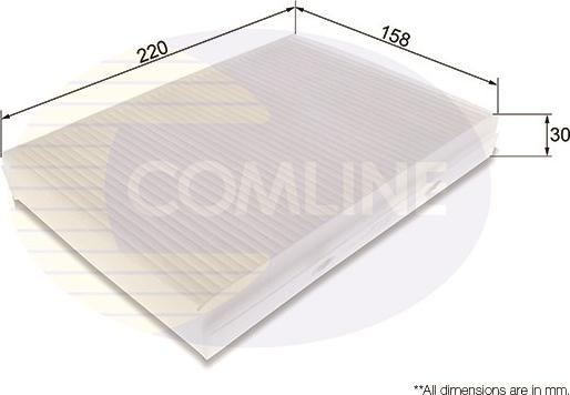 Comline EKF343 - Filtrs, Salona telpas gaiss autodraugiem.lv