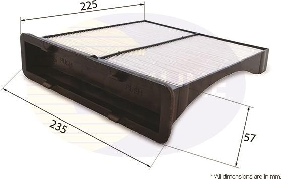 Comline EKF363 - Filtrs, Salona telpas gaiss autodraugiem.lv