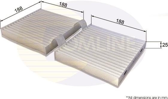 Comline EKF319 - Filtrs, Salona telpas gaiss autodraugiem.lv