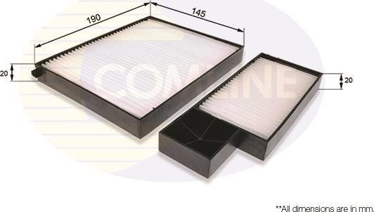 Comline EKF313 - Filtrs, Salona telpas gaiss autodraugiem.lv