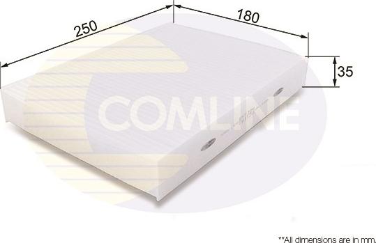 Comline EKF386 - Filtrs, Salona telpas gaiss autodraugiem.lv