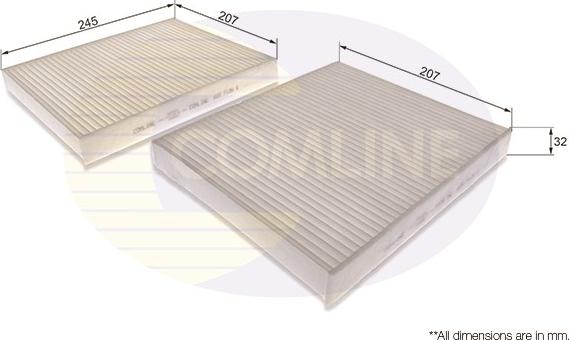 Comline EKF320 - Filtrs, Salona telpas gaiss autodraugiem.lv