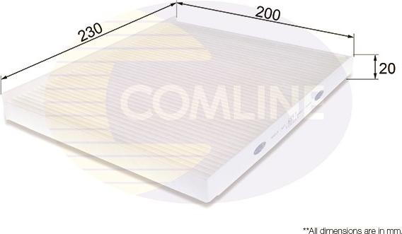 Comline EKF321 - Filtrs, Salona telpas gaiss autodraugiem.lv