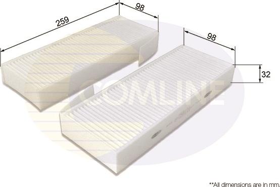 Comline EKF370-2 - Filtrs, Salona telpas gaiss autodraugiem.lv