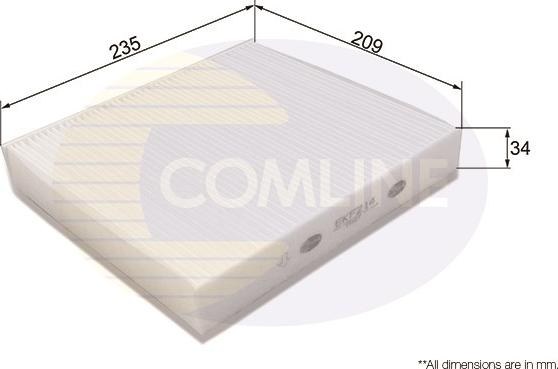 Comline EKF214 - Filtrs, Salona telpas gaiss autodraugiem.lv