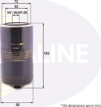 Comline EOF054 - Eļļas filtrs autodraugiem.lv