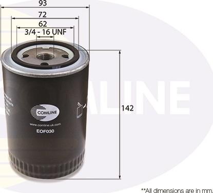 Comline EOF030 - Eļļas filtrs autodraugiem.lv