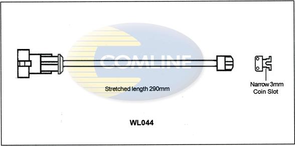Comline WL044 - Indikators, Bremžu uzliku nodilums autodraugiem.lv