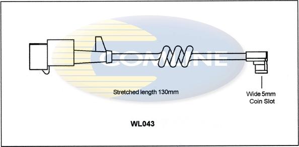 Comline WL043 - Indikators, Bremžu uzliku nodilums autodraugiem.lv