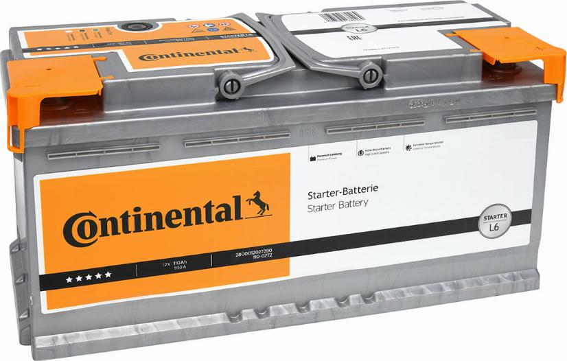 Continental 2800012027280 - Startera akumulatoru baterija autodraugiem.lv