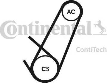 Continental 4PK924 ELAST T1 - Ķīļrievu siksna autodraugiem.lv