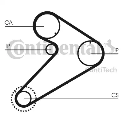 Continental CT921WP1 - Ūdenssūknis + Zobsiksnas komplekts autodraugiem.lv