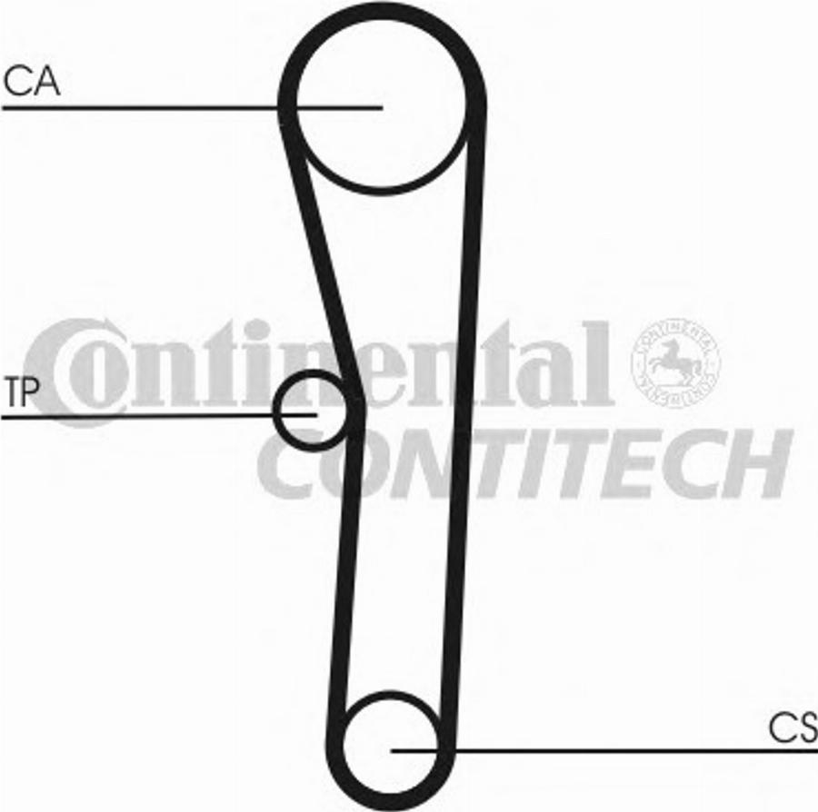 Contitech CT562K1 - Zobsiksnas komplekts autodraugiem.lv