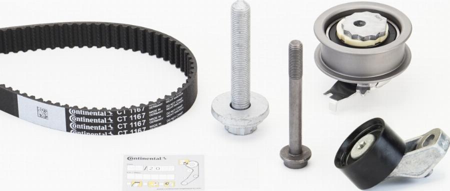 Contitech CT1167K5 - Zobsiksnas komplekts autodraugiem.lv